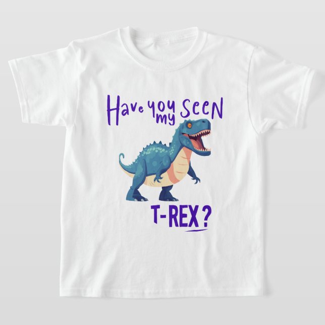 Förlorad T-Rex – Dino Äventyrs T-Shirt (Laydown)