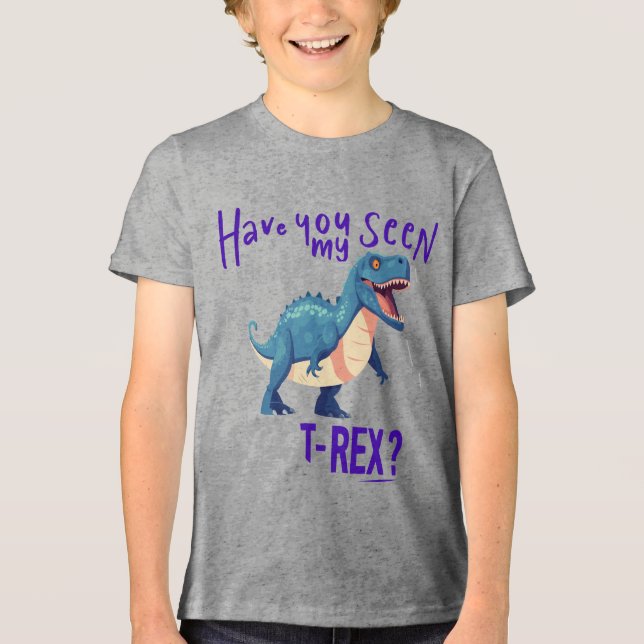 Förlorad T-Rex – Dino Äventyrströja T Shirt (Framsida)