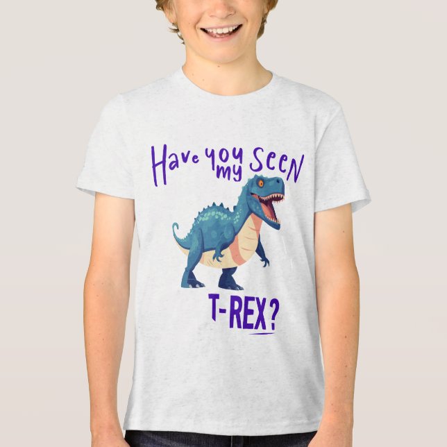 Förlorad T-Rex – Dino Äventyrströja T Shirt (Framsida)