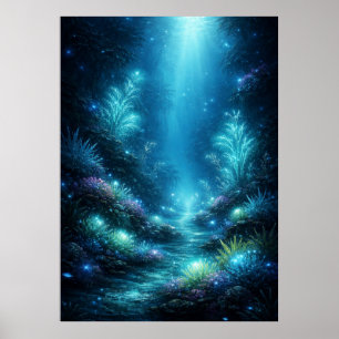 Förlorade Atlantis – Lysande Undervattensstad Fant Poster