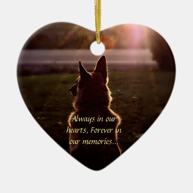 Förlorade den älsklings- prydnaden julgransprydnad keramik (Framsidan)