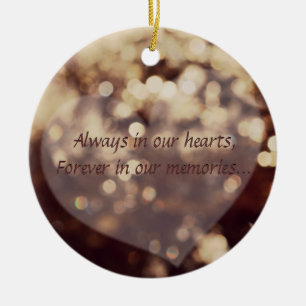 Förlorade den älsklings- prydnaden julgransprydnad keramik