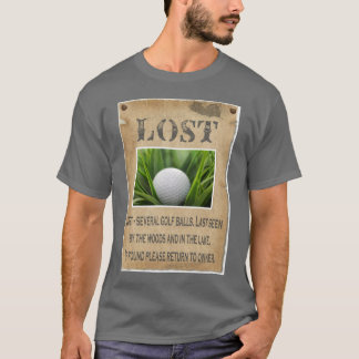 FÖRLORADE - golfbollen T Shirt