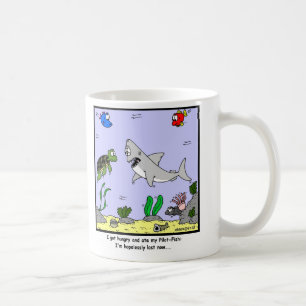 Förlorade: Hajtecknad Kaffemugg