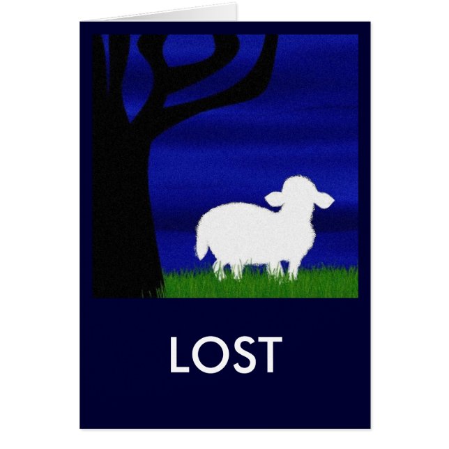 FÖRLORADE HÄLSNINGSKORT (Framsidan)