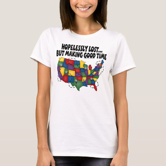 Förlorade hopplöst… tee shirt (Framsida)