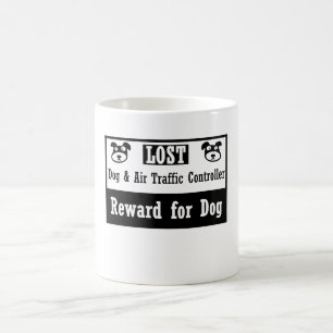 Förlorade hundflygtrafikkontrollanten kaffemugg