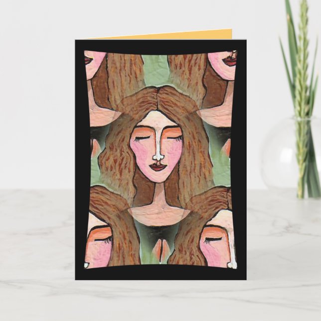 Förlorade i bönen - Inter-Tro hälsningkort Kort (Framsida)