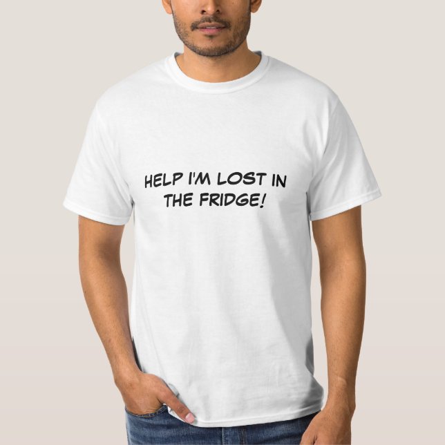 Förlorade i kylen t-shirt (Framsida)