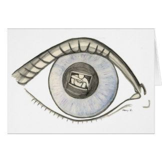 Förlorade i min ögon hälsningskort