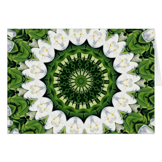 Förlorade i paradis hälsningskort (Framsidan Horizontal)