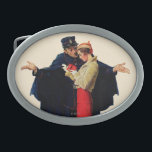 Förlorade i Paris<br><div class="desc">Konstnär: Norman Rockwell | ordböcker, frankriken, fransmannen, polis, reser, kvinnan</div>