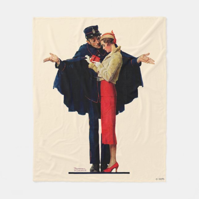 Förlorade i Paris Fleecefilt (Framsidan)