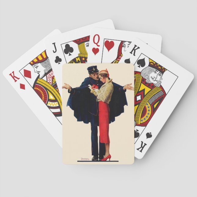 Förlorade i Paris Spel Kort (Baksidan)