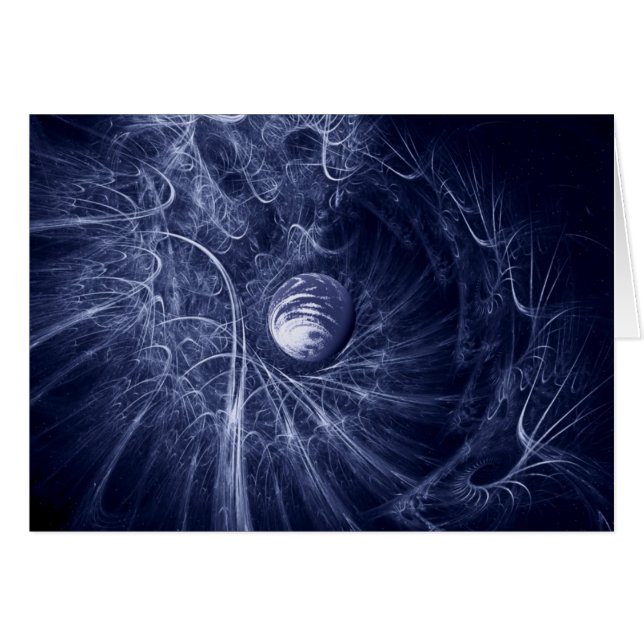 Förlorade i utrymme hälsningskort (Framsidan Horizontal)