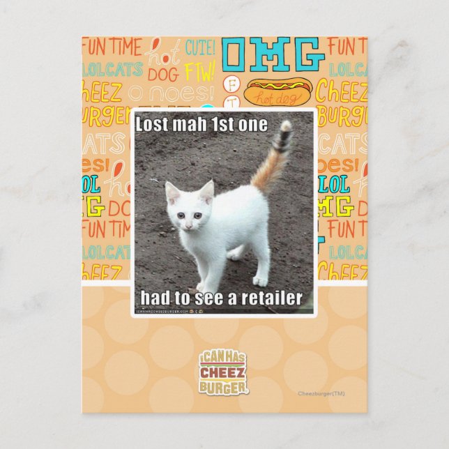 Förlorade Mah 1st en Vykort (Framsida)