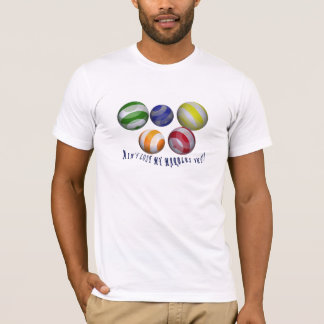 Förlorade min marmorar som den male humoristiska tee