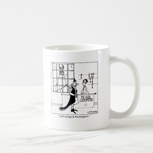 Förlorade nyckeln till kungariket kaffemugg (Höger)