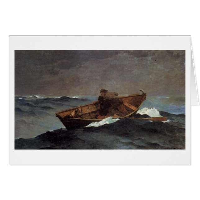 Förlorade på den storslagna banker hälsningskort (Framsidan Horizontal)