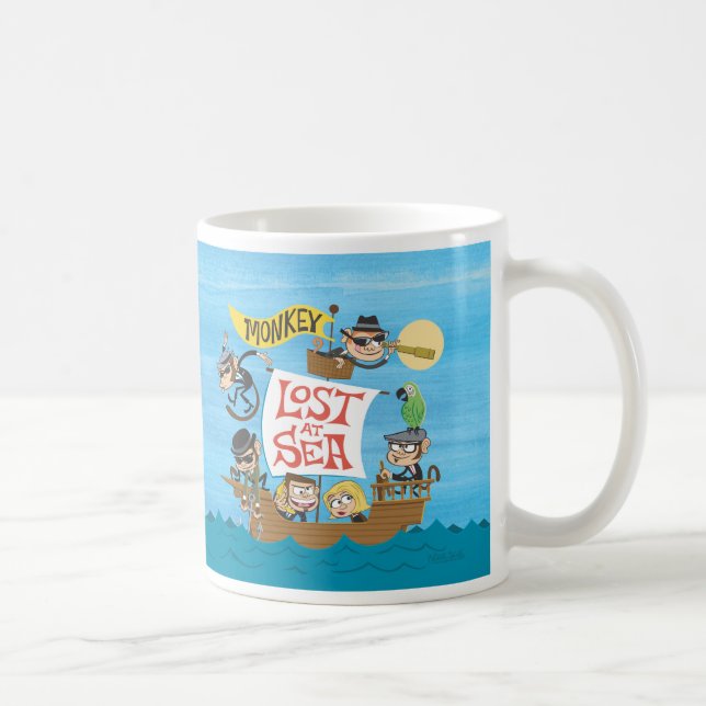 Förlorade på havsmuggen kaffemugg (Höger)