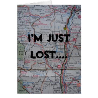 Förlorade utan dig hälsningskort