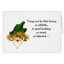 Förlorar mitt sinne Whimsical Dam Hälsningskort