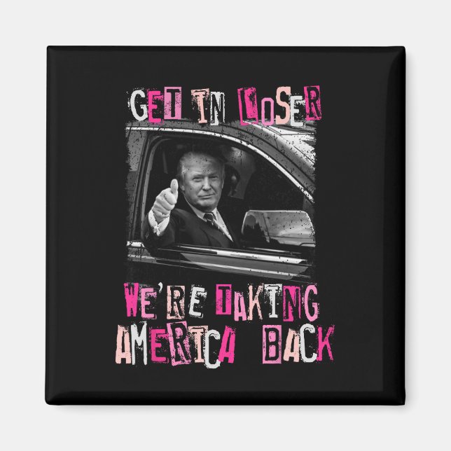 Förlorar vi Amerika 2024 Magnet (Framsidan)
