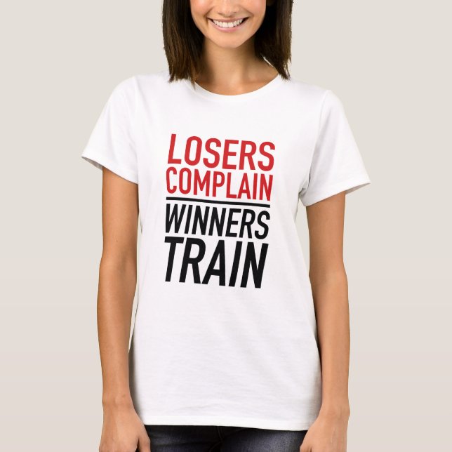 Förlorare Composite Winners Tåg T Shirt (Framsida)
