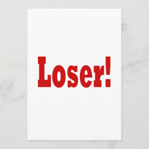 Förlorare Inbjudningar