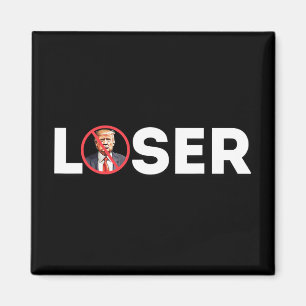 Förlorare Rolig Anti-trump 2024 Förlorare Inte Ige Magnet