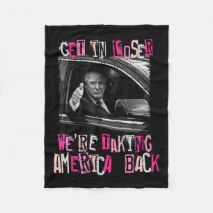 Förlorare vi tar Amerika tillbaka-trump 2 Fleecefilt