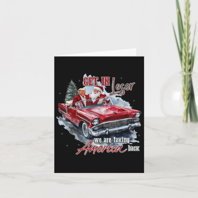 Förlorare vi tar Amerika tillbaka trumpeter Sant Kort (Framsida)