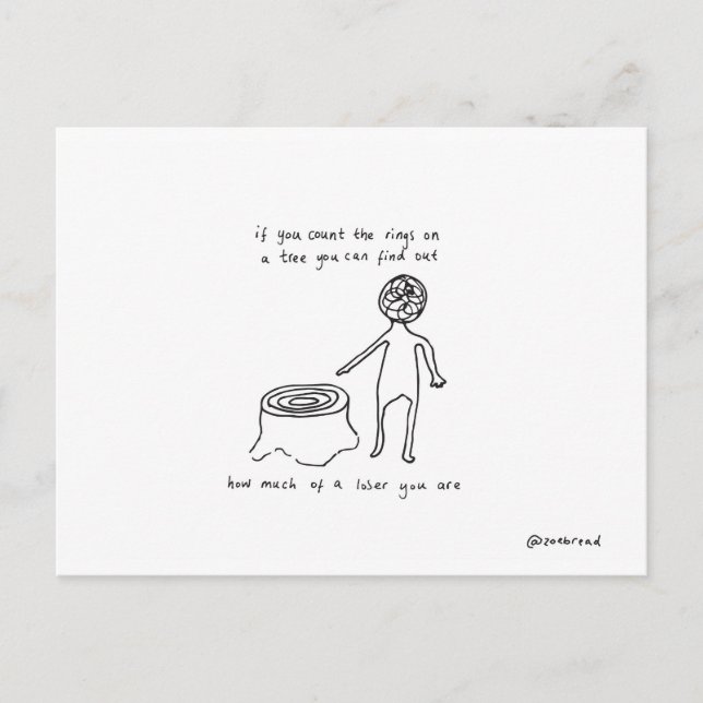 förlorare vykort (Framsida)