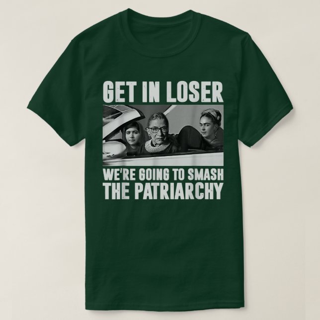 Förloraren skulle krossa patriarkin t shirt (Design framsida)