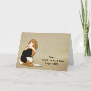 Förlorat kondoleanssyndrom (Basset Hound Condolenc Helgkort