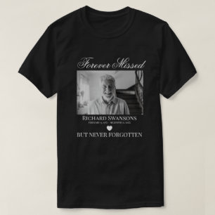 Förlorat, men aldrig glömt fotominnesmärke t shirt