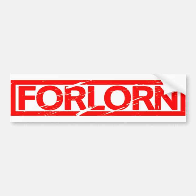 Forlorn Frimärke Bildekal (Framsidan)
