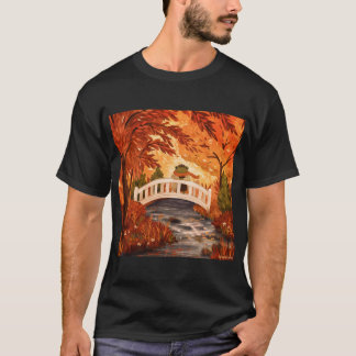 Forlorn Frog in Fall Active T-Shirt