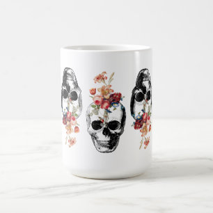 Förlossning - Döskallar Blossoming Kaffemugg
