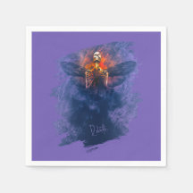 Förlossning. Skeleton med vingar stigning upp