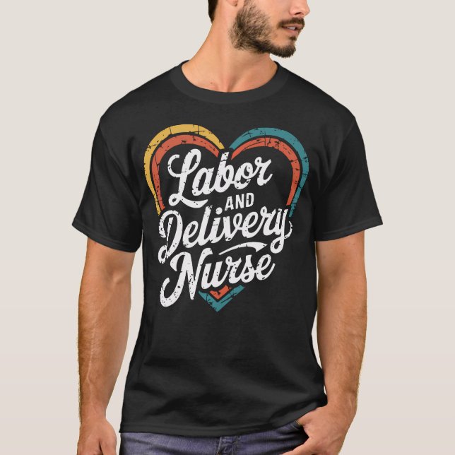 Förlossningssjuksköterska Ld T Shirt (Framsida)