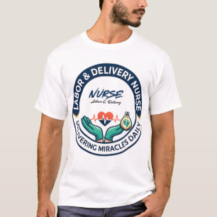 Förlossningssjuksköterska som för med sig mirakler t shirt