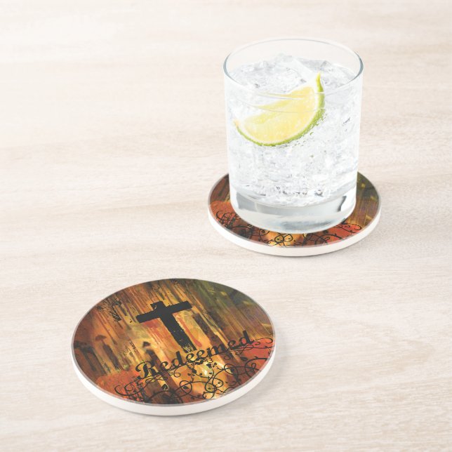 Förlöst Kors Coasters Underlägg Sandsten (Sidan)
