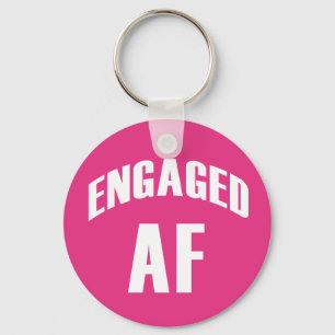 Förlovad rolig keychain för AF Nyckelring