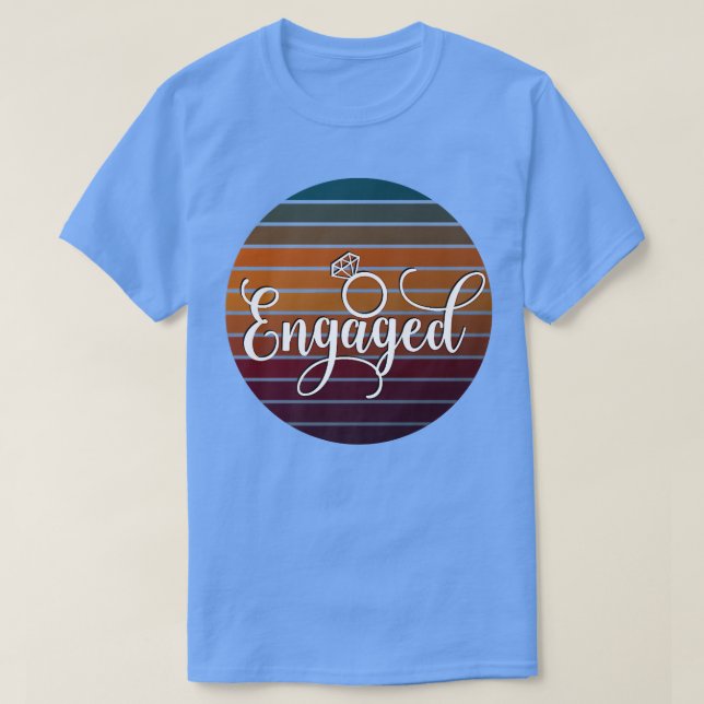 Förlovad T Shirt (Design framsida)