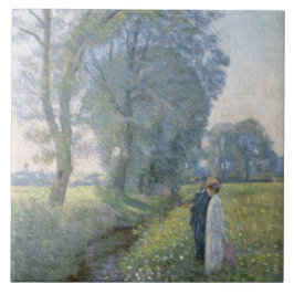 Förlovade par (bröllop och äktenskap) (förlovning) kakelplatta