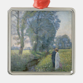 Förlovade Paret (Bröllop och Äktenskap) (Förlovnin Julgransprydnad Metall