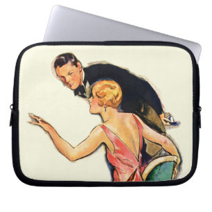 Förlovat koppla ihop laptop sleeve