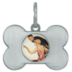 Förlovat koppla ihop namnbricka husdjur