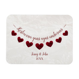 Förlovning av engelska Grattisar Magnet